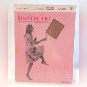 Vintage Sealed - Fascination Seamless Nylons